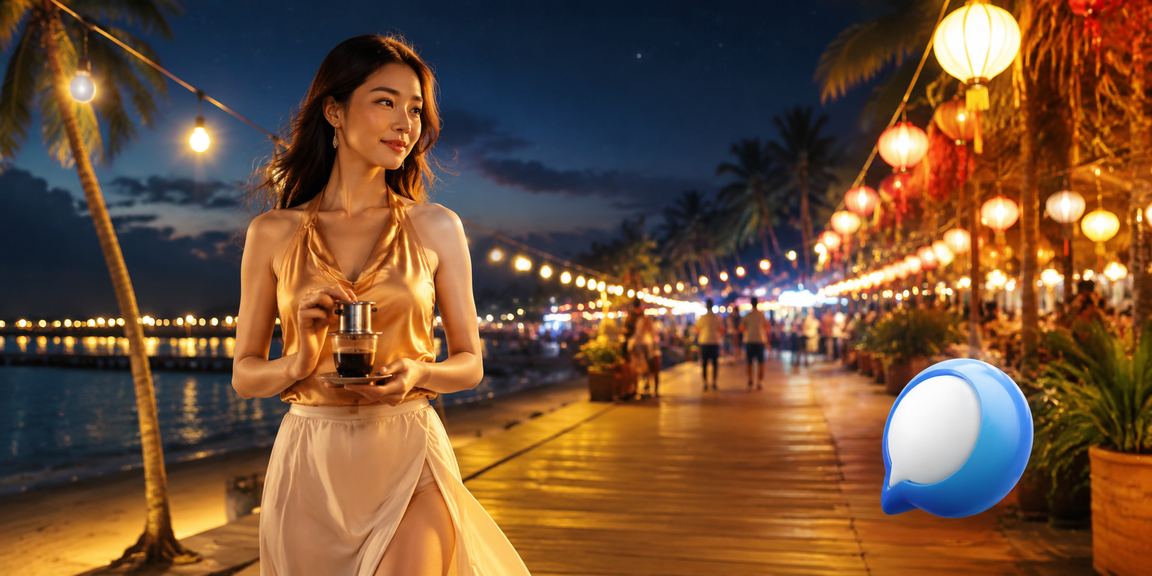 Khung cảnh Phú Quốc minh họa hành trình đọc thông tin 2036